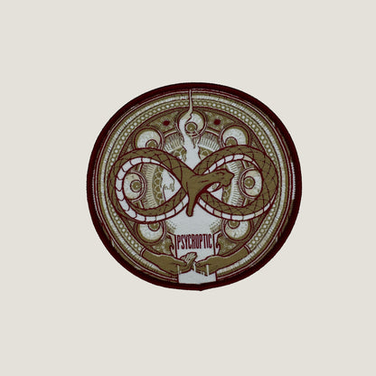 Temporal Dimensions Patches Psycroptic Psycroptic Red Border Woven Patch