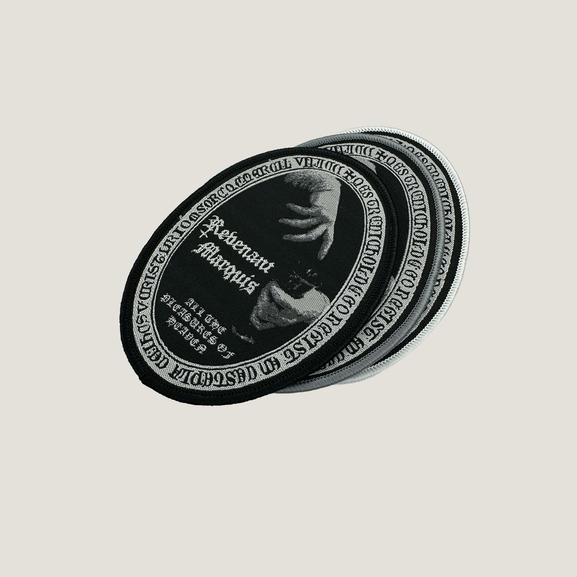 Temporal Dimensions Patches Revenant Marquis All The Pleasures of Heaven Metal Woven Patches