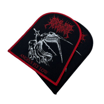 Temporal Dimensions Patches Ride for Revenge Angels Fly Low Metal Woven Patches