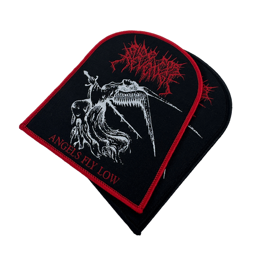 Temporal Dimensions Patches Ride for Revenge Angels Fly Low Metal Woven Patches