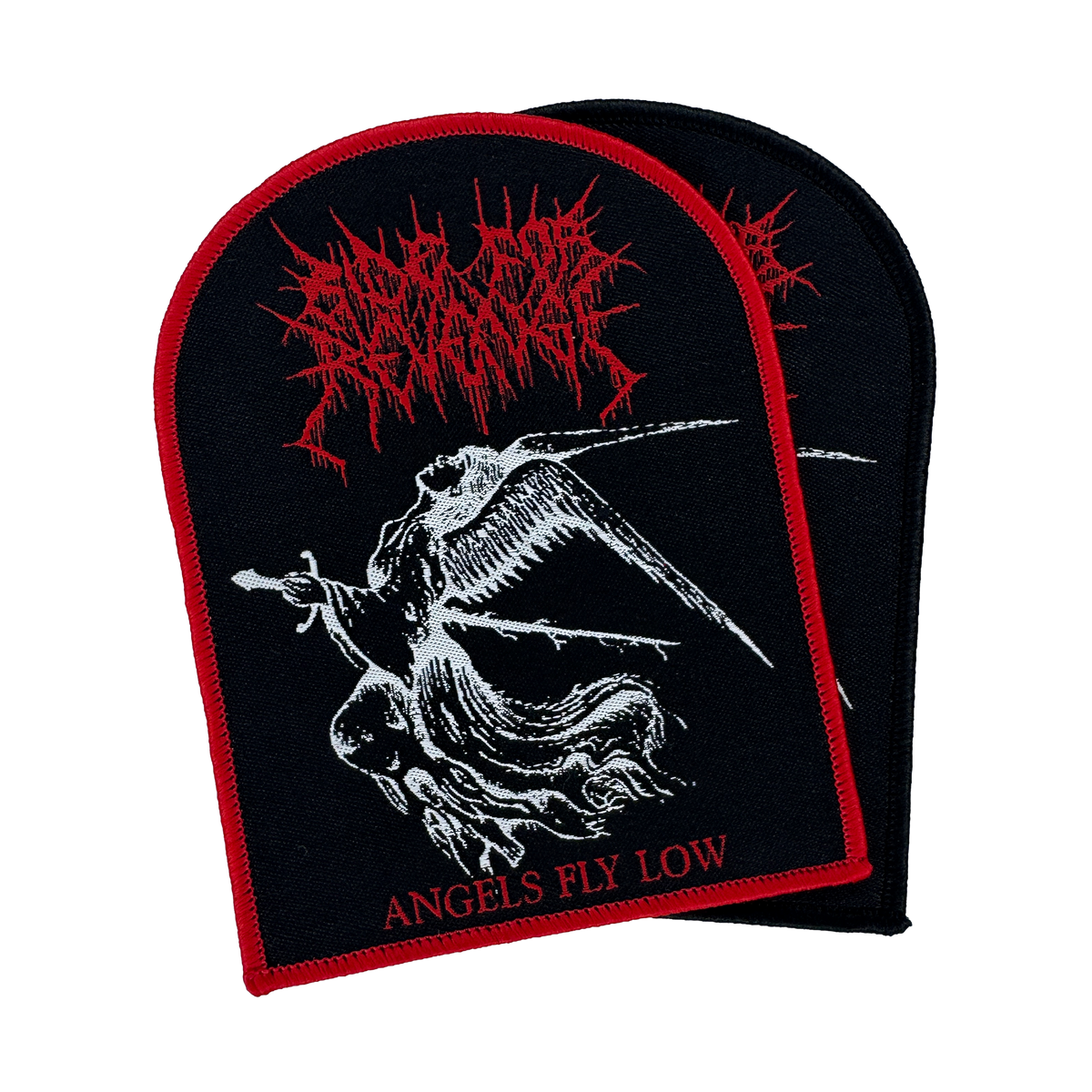 Temporal Dimensions Patches Ride for Revenge Angels Fly Low Woven Patches