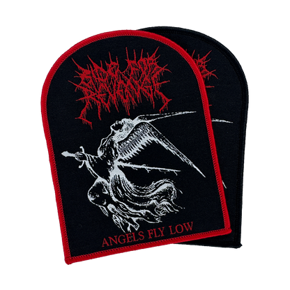 Temporal Dimensions Patches Ride for Revenge Angels Fly Low Woven Patches