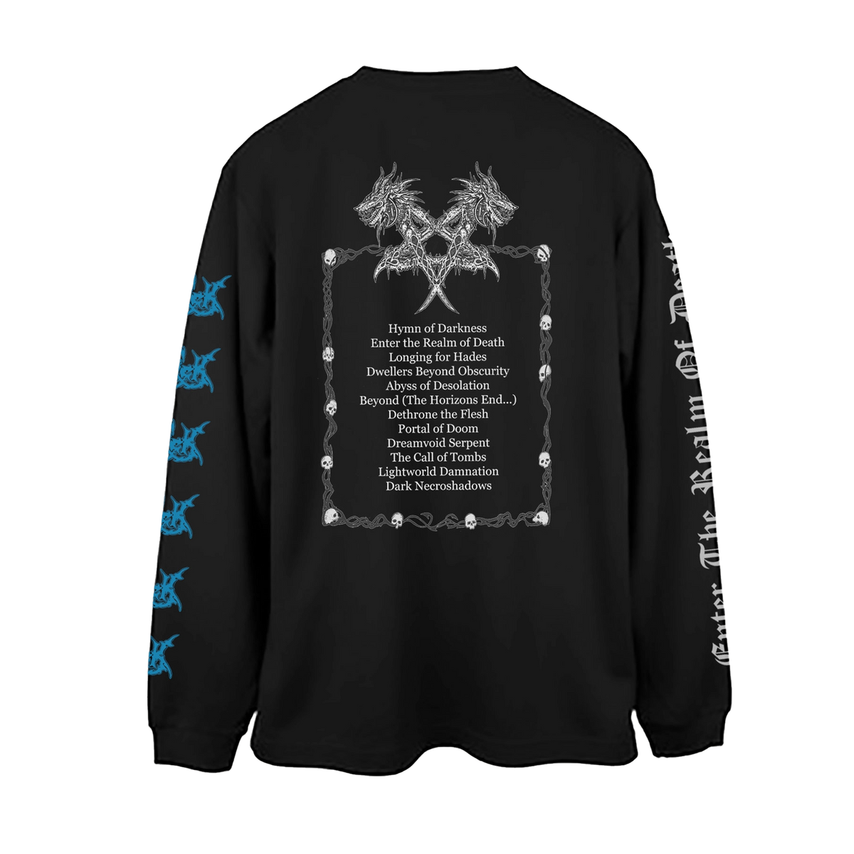 Temporal Dimensions Patches Runemagick Enter the Realm of Death Longsleeve Tshirt Back