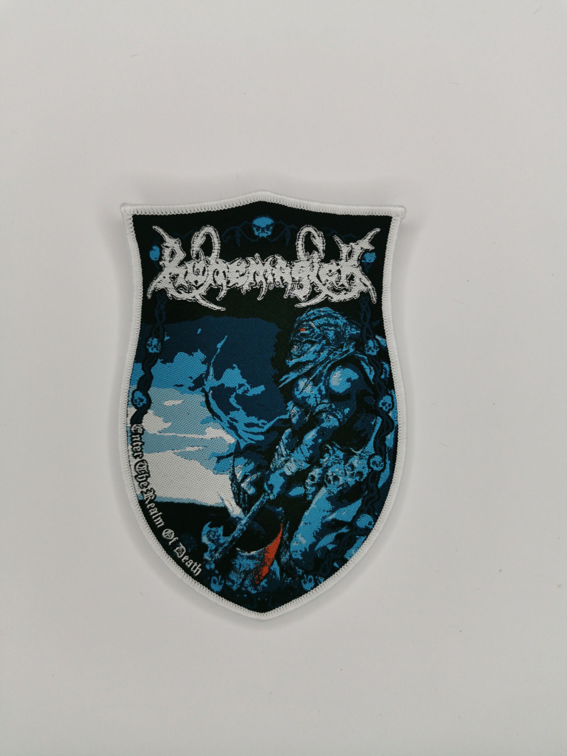 Temporal Dimensions Patches Runemagick Enter the Realm of Death Metal White Border Woven Patch