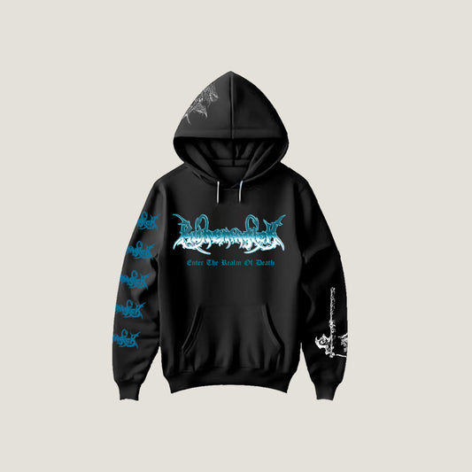Temporal Dimensions Patches Runemagick Enter the Realm of Death Pullover Hoodie Front