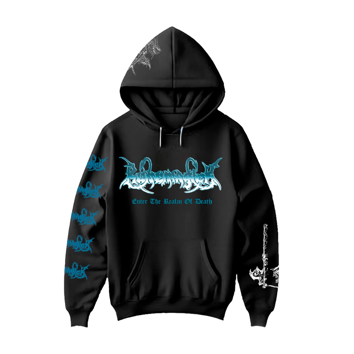 Temporal Dimensions Patches Runemagick Enter the Realm of Death Pullover Hoodie Front