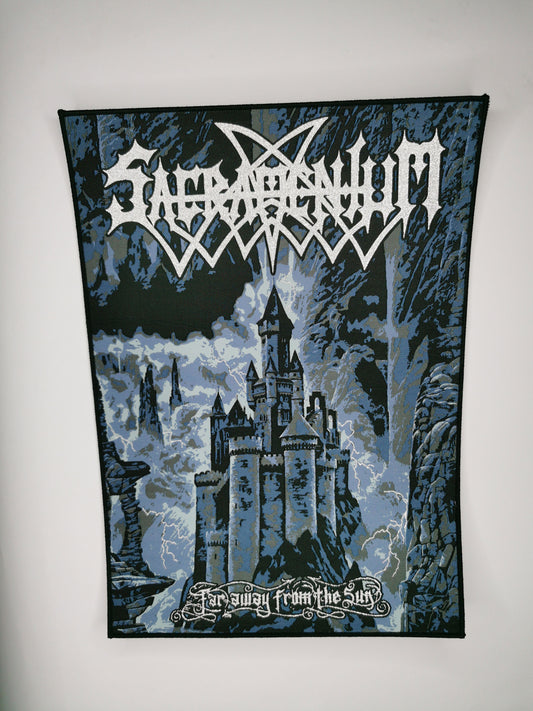 Temporal Dimensions Patches Sacramentum Far Away from the Sun Black Border Woven Backpatch
