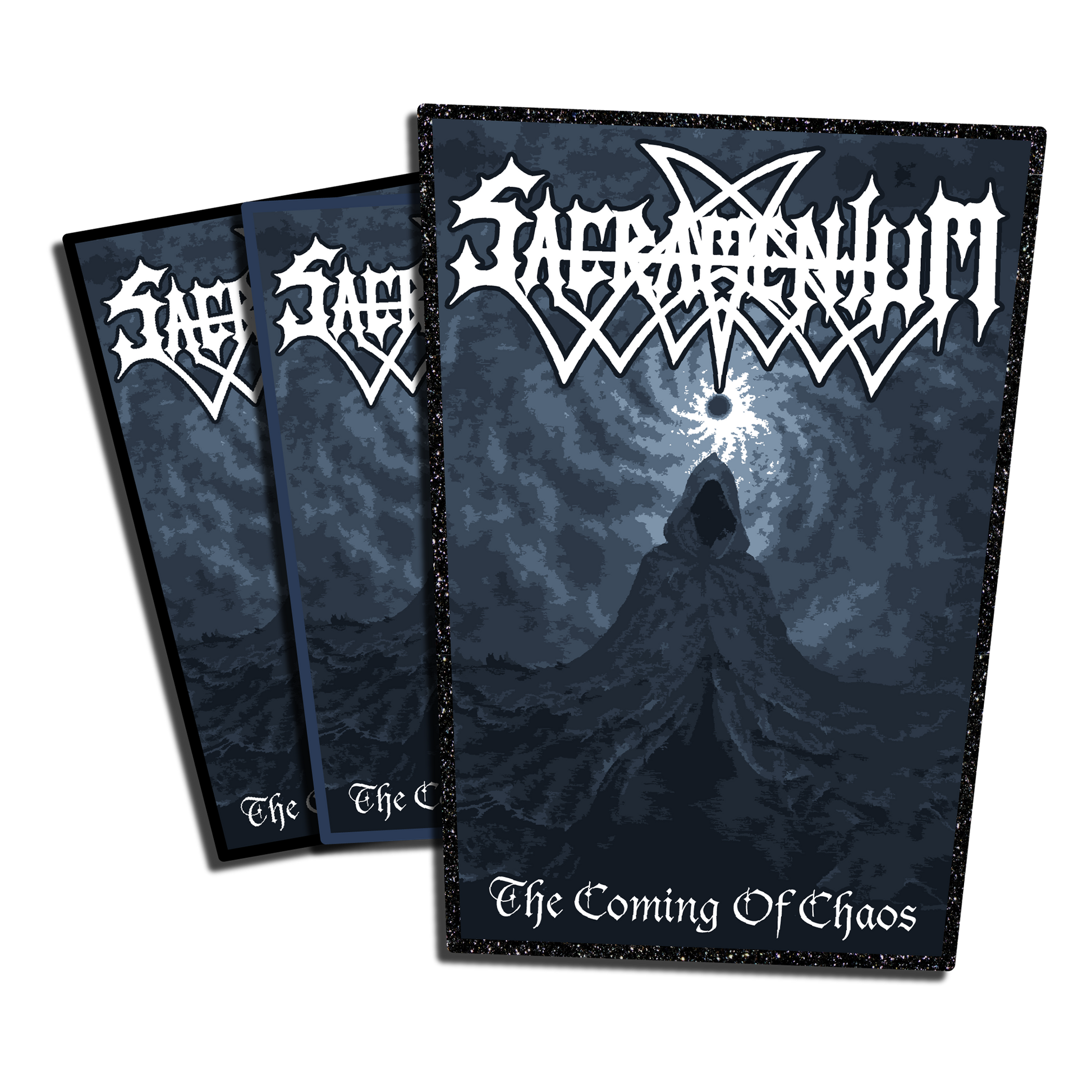 Temporal Dimensions Patches Sacramentum The Coming of Chaos Woven Metal Patches