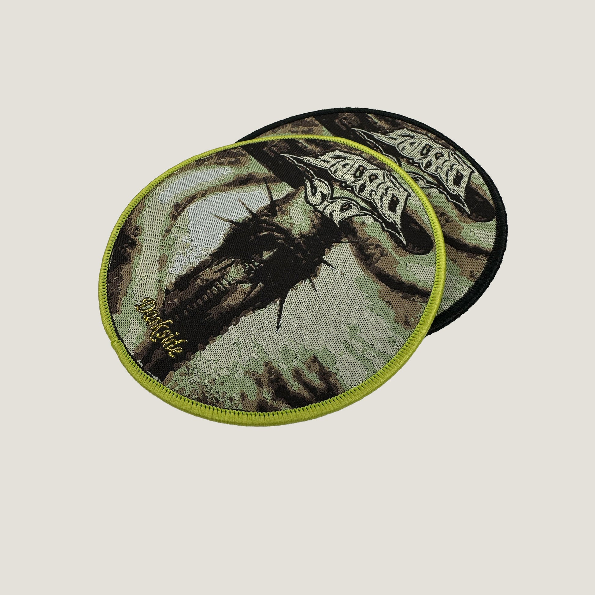 Temporal Dimensions Patches Sacred Sin Darkside Metal Woven Patches