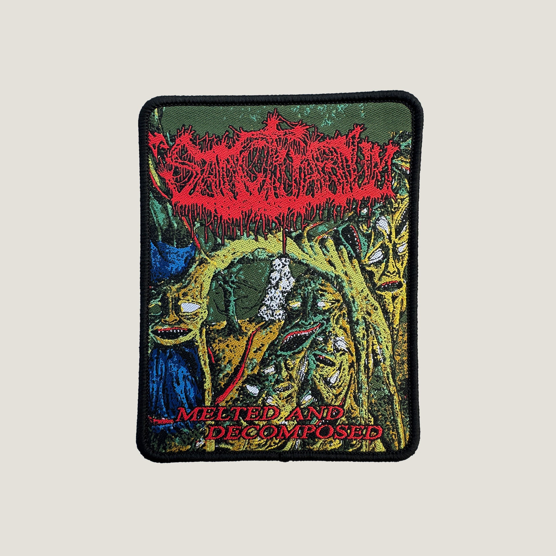 Temporal Dimensions Patches Sanctuarium Melted and Decomposed Black Border Woven Patch