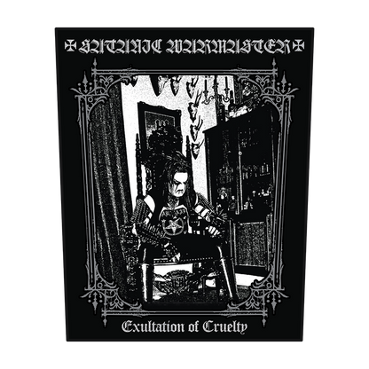 Temporal Dimensions Patches Satanic Warmaster Exultation of Cruelty Black Border Woven Backpatch