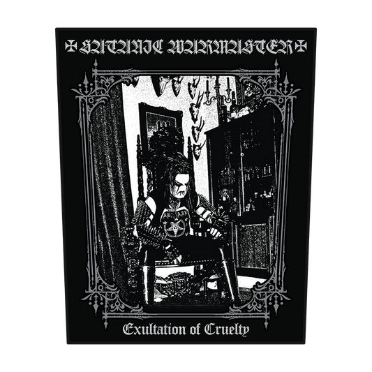 Temporal Dimensions Patches Satanic Warmaster Exultation of Cruelty Black Border Woven Backpatch