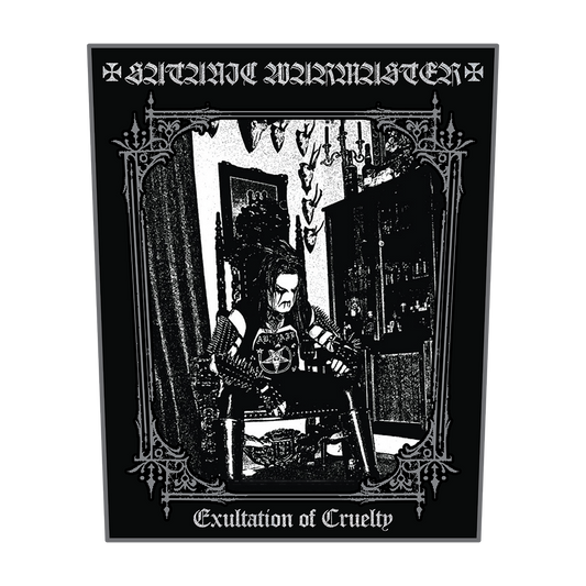 Temporal Dimensions Patches Satanic Warmaster Exultation of Cruelty Gray Border Woven Backpatch