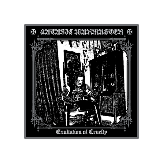 Temporal Dimensions Patches Satanic Warmaster Exultation of Cruelty Gray Border Woven Patch