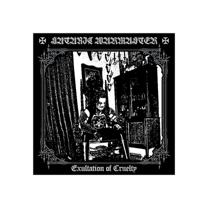 Temporal Dimensions Patches Satanic Warmaster Exultation of Cruelty White Border Woven Patch