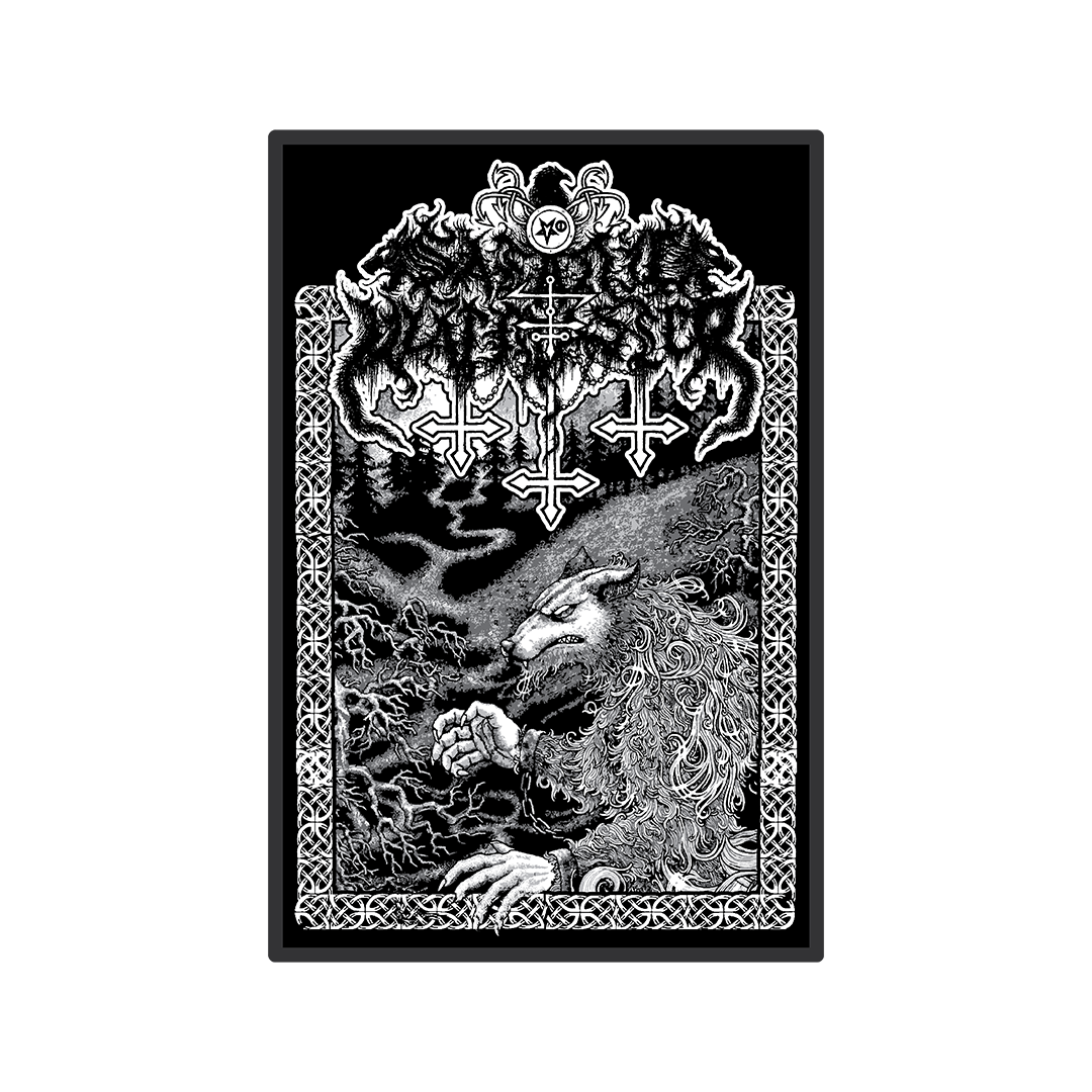 Temporal Dimensions Patches Satanic Warmaster Nachzehrer Black Border Woven Patch