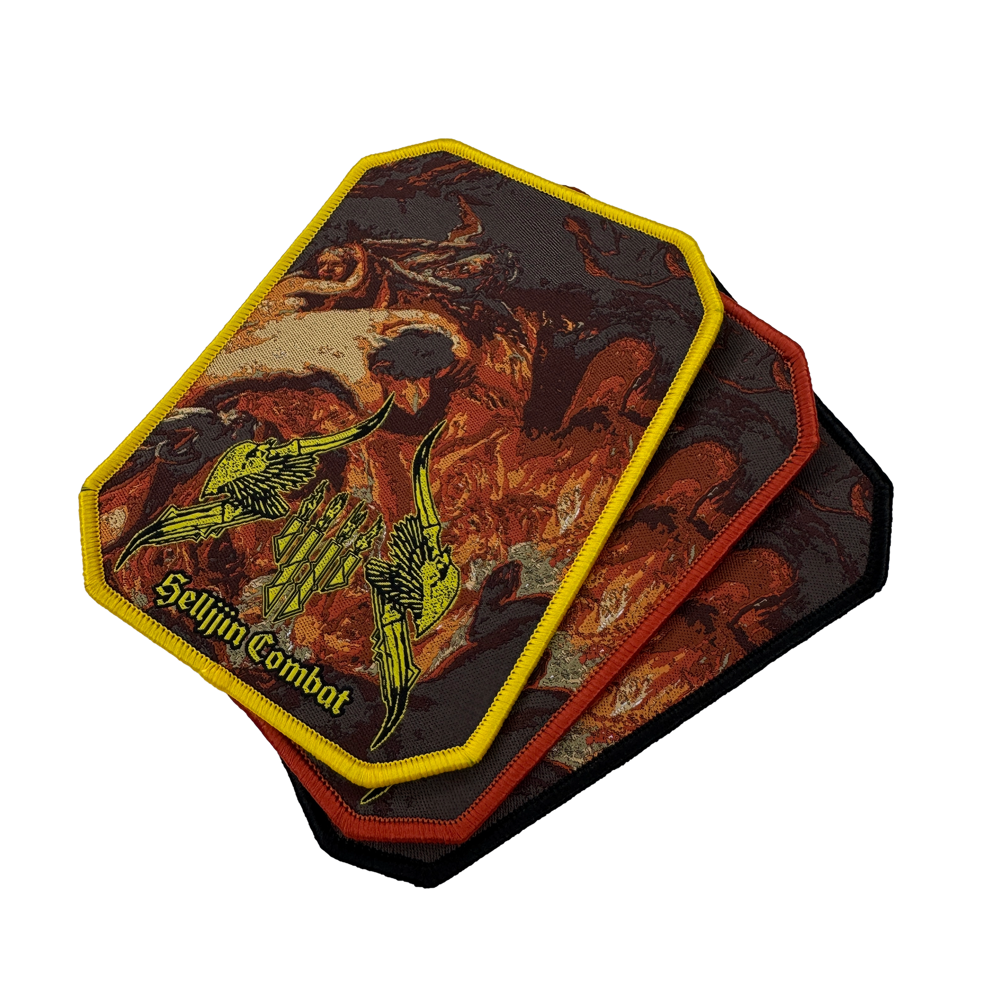 Temporal Dimensions Patches Sijjin Helljjin Combat Metal Woven Patches