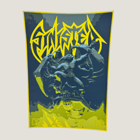 Temporal Dimensions Patches Sinister Hate Yellow Border Backpatch