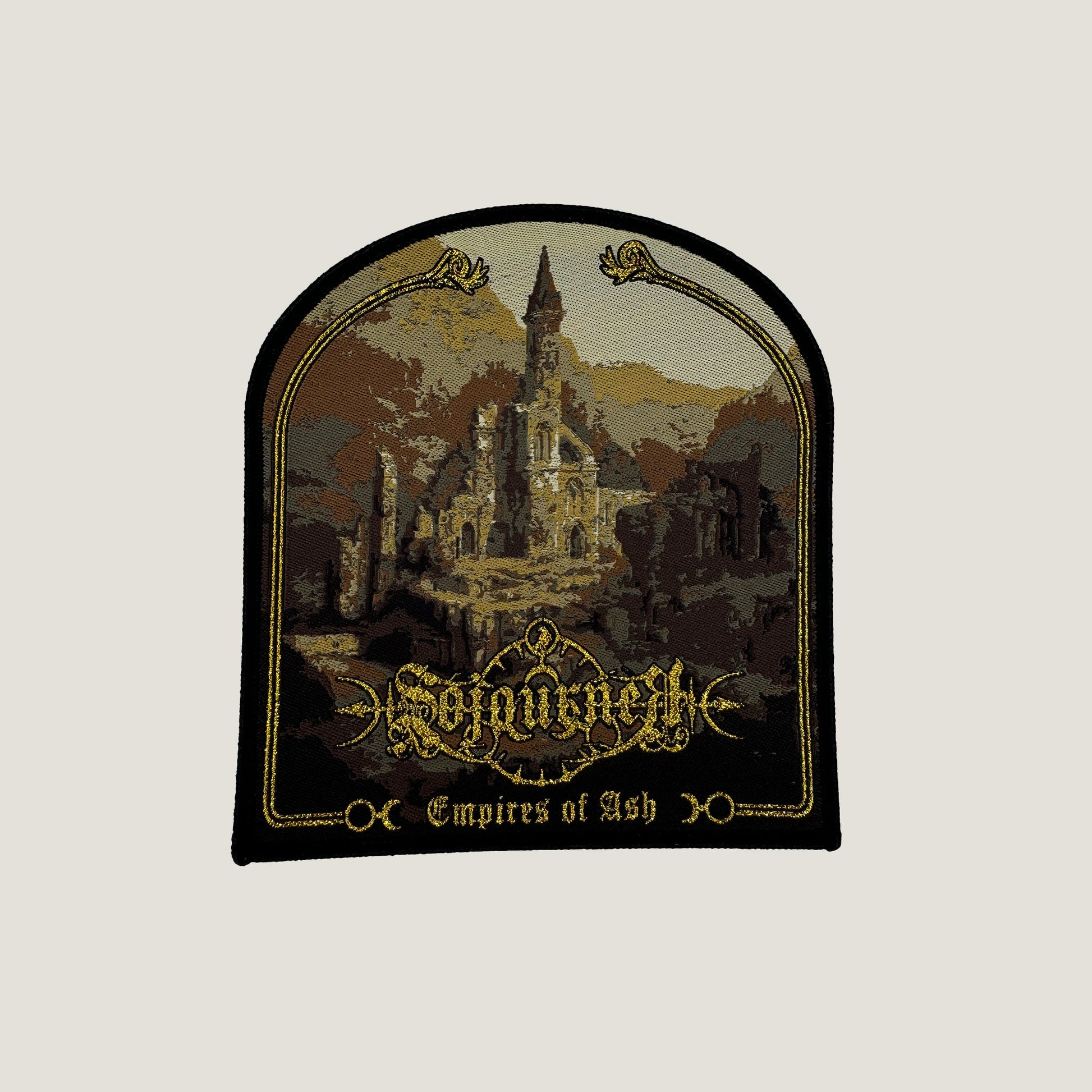 Temporal Dimensions Patches Sojourner Empires of Ash Black Border Woven Patch
