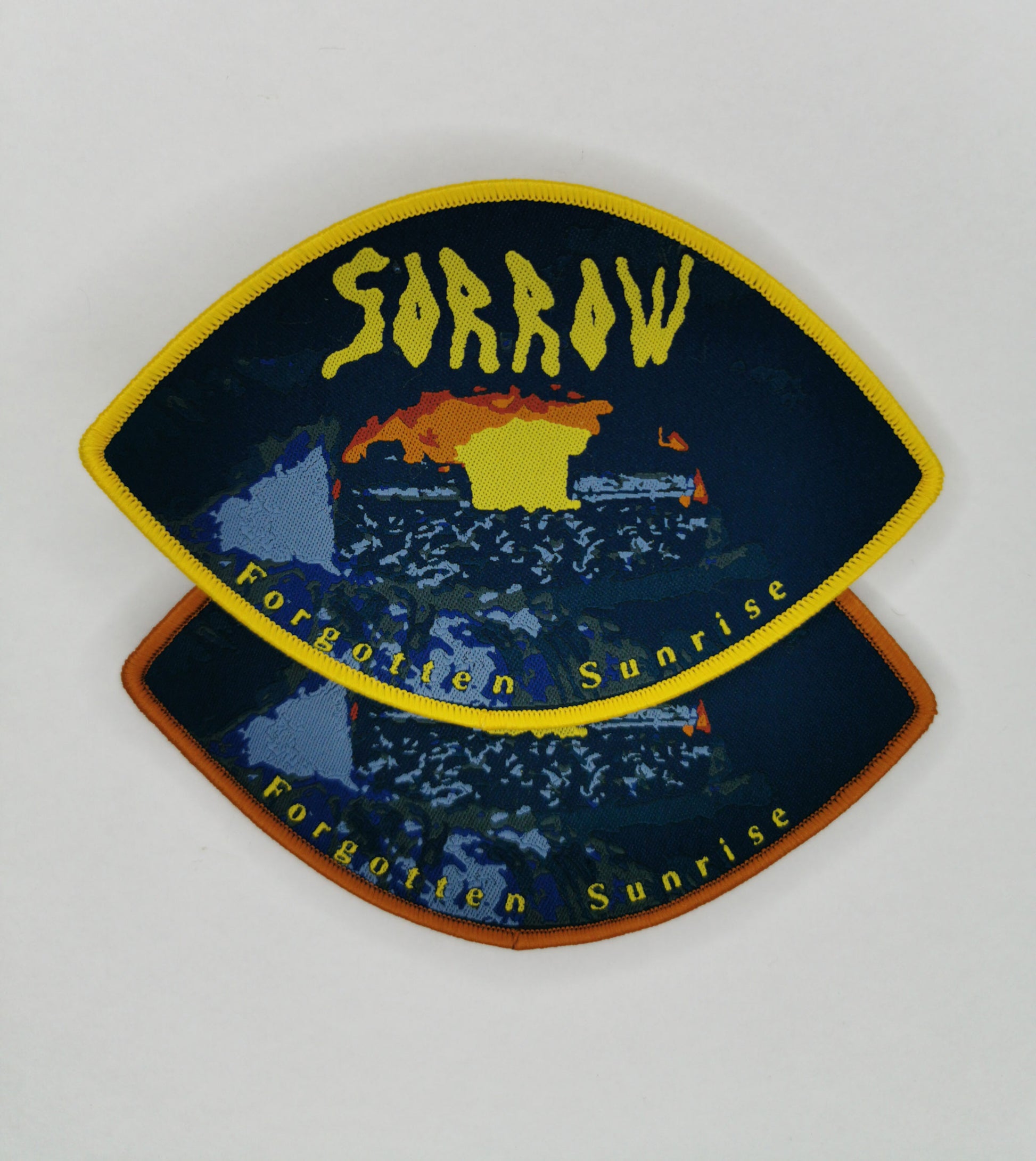 Temporal Dimensions Patches Sorrow Forgotten Sunrise Woven Patches