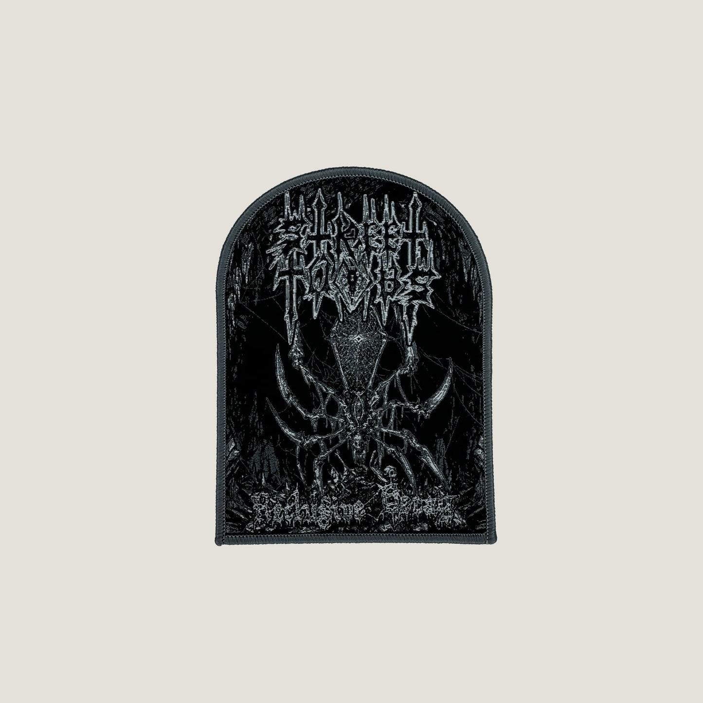 Temporal Dimensions Patches Street Tombs Reclusive Decay Gray Border Woven Patch
