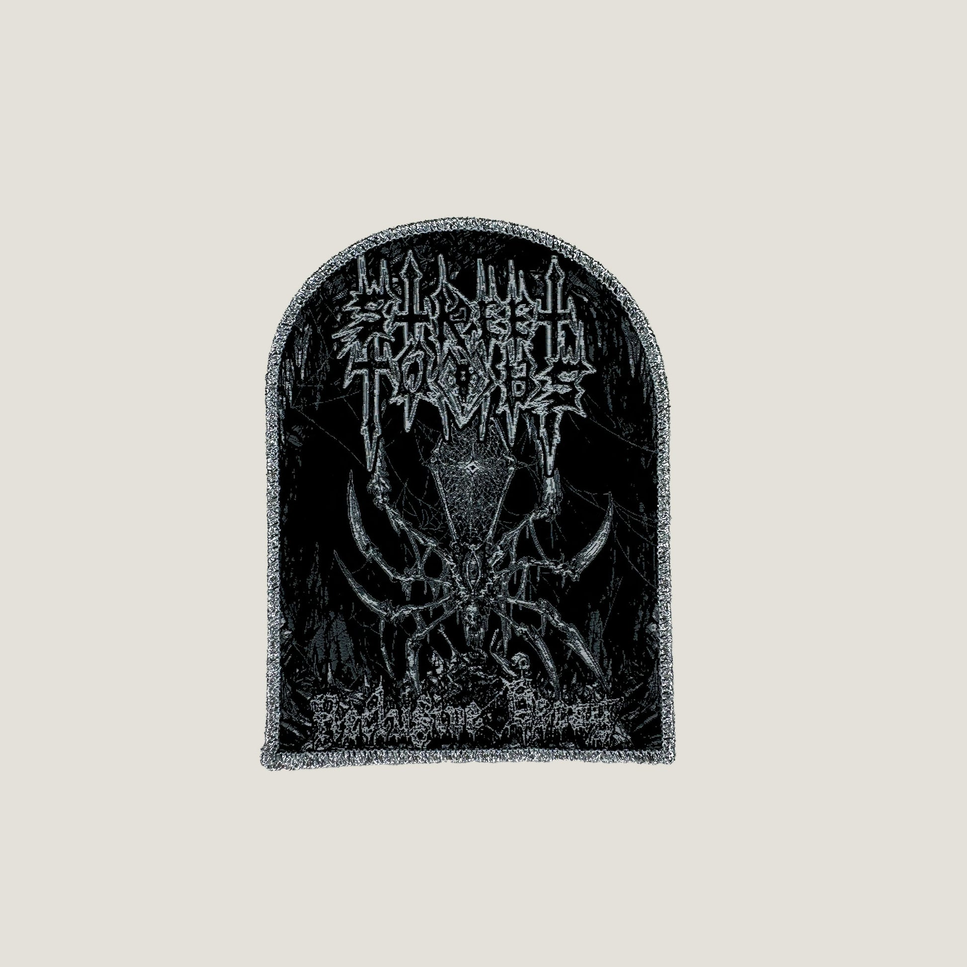 Temporal Dimensions Patches Street Tombs Reclusive Decay Silver Glitter Border Woven Patch