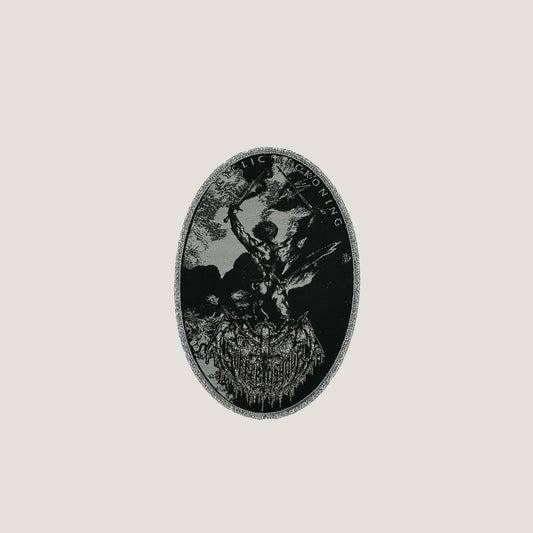 Temporal Dimensions Patches Suffering Hour The Cyclic Reckoning Silver Glitter Border Woven Patch