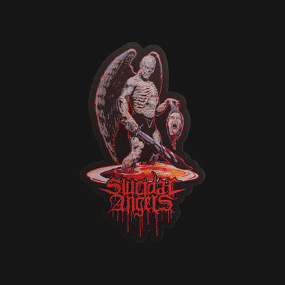 Temporal Dimensions Patches Suicide Angels Bloodbath Laser Cut Woven Patch