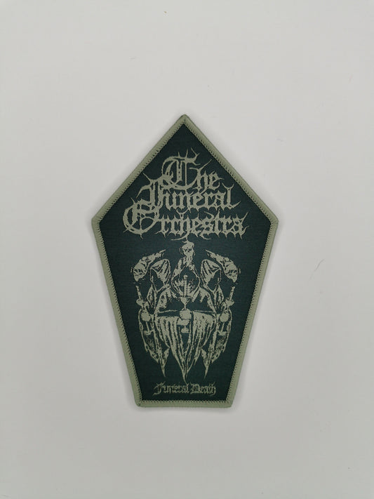 Temporal Dimensions Patches The Funeral Orchestra Funeral Death Gray Border Woven Patch