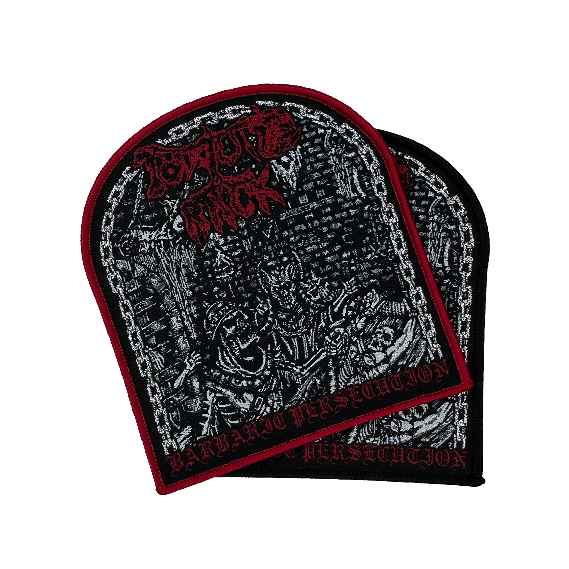 Temporal Dimensions Patches Torture Rack Barbaric Persecution Woven Patches