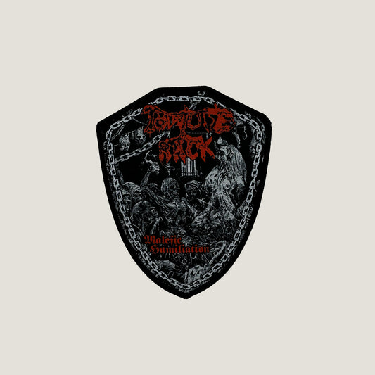 Temporal Dimensions Patches Torture Rack Malefic Humiliation Black Border Woven Patch