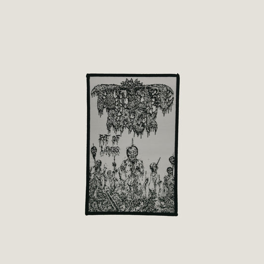 Temporal Dimensions Patches Torture Rack Pit of Limbs Black Border Woven Patch