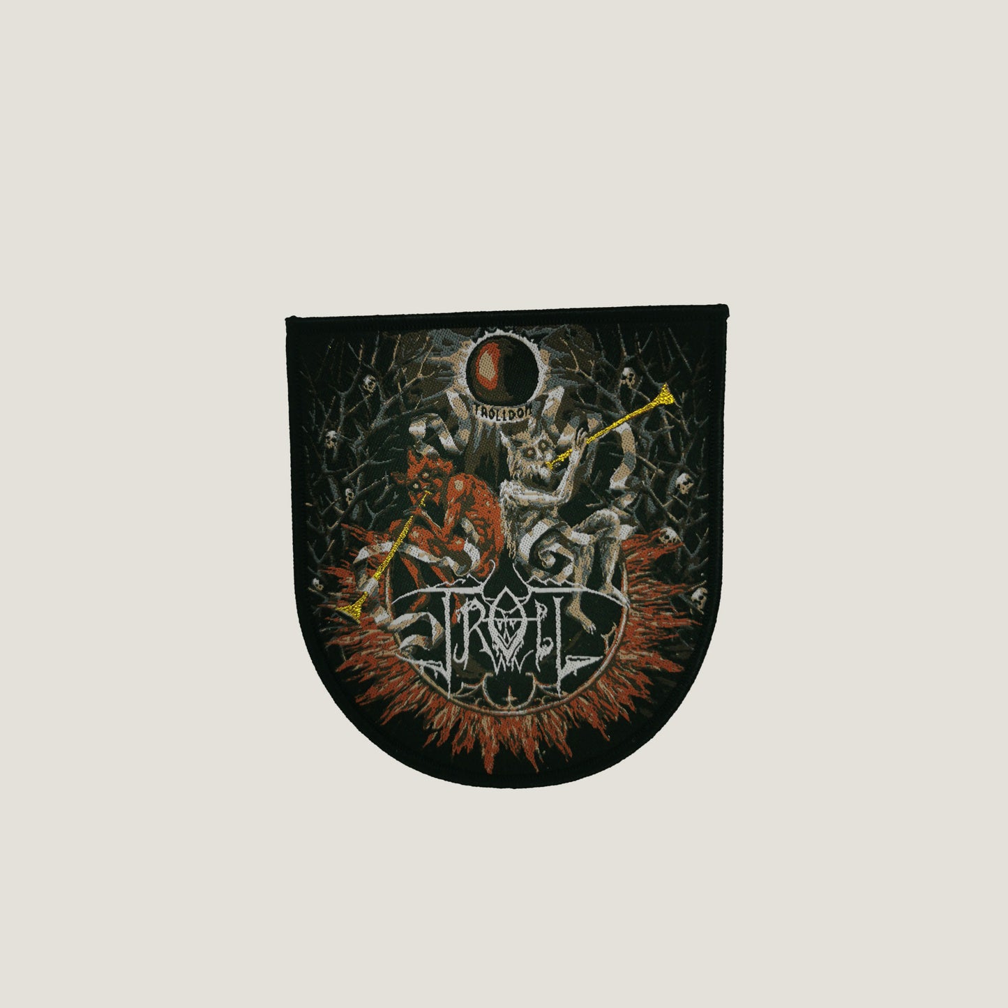 Temporal Dimensions Patches Troll Trolldom Black Border Woven Patch