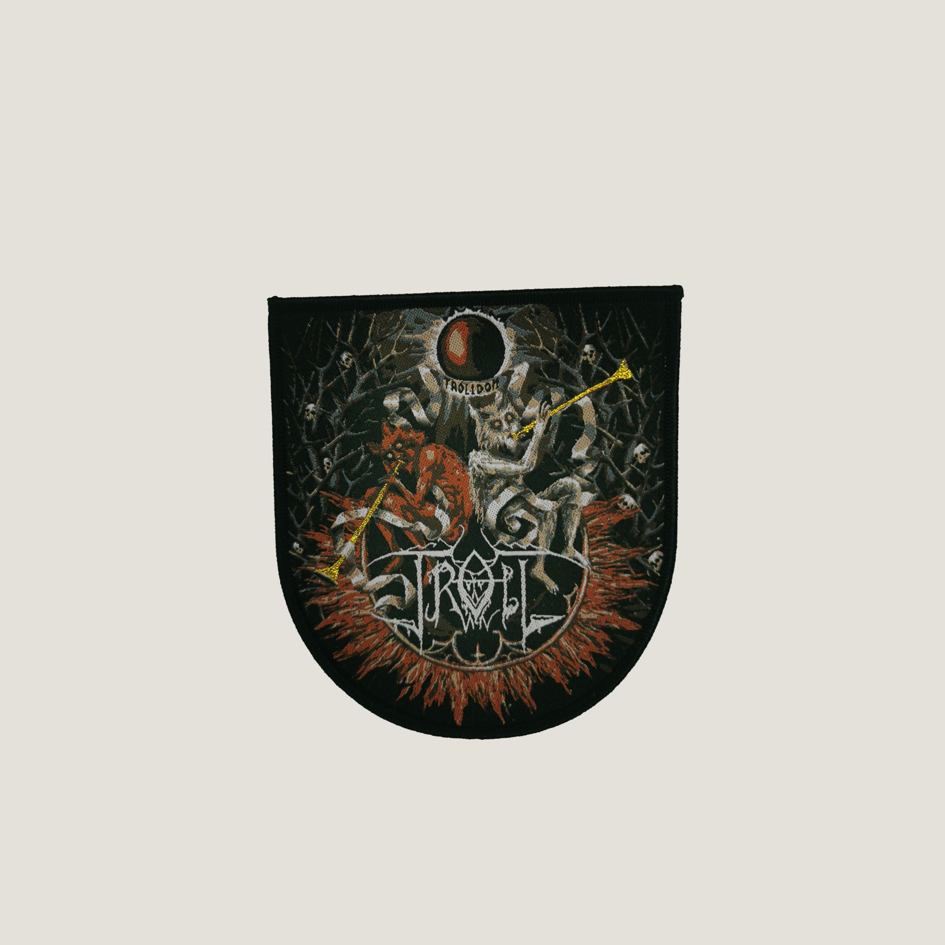 Temporal Dimensions Patches Troll Trolldom Black Border Woven Patch