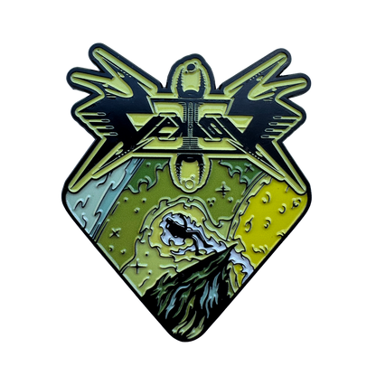 Temporal Dimensions Patches Vektor Outer Isolation Enamel Pin Front