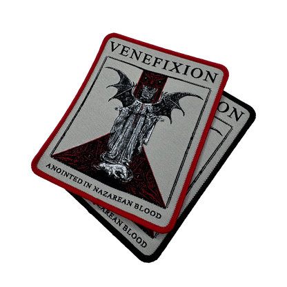 Temporal Dimensions Patches Venefixion Anointed in Nazarean Blood Metal Woven Patches