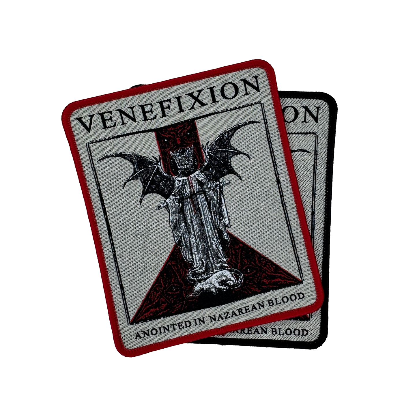 Temporal Dimensions Patches Venefixion Anointed in Nazarean Blood Woven Patches