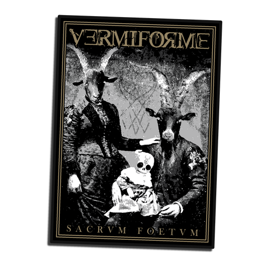 Temporal Dimensions Patches Vermiforme Sacrvm Foetvm Woven Metal Patch