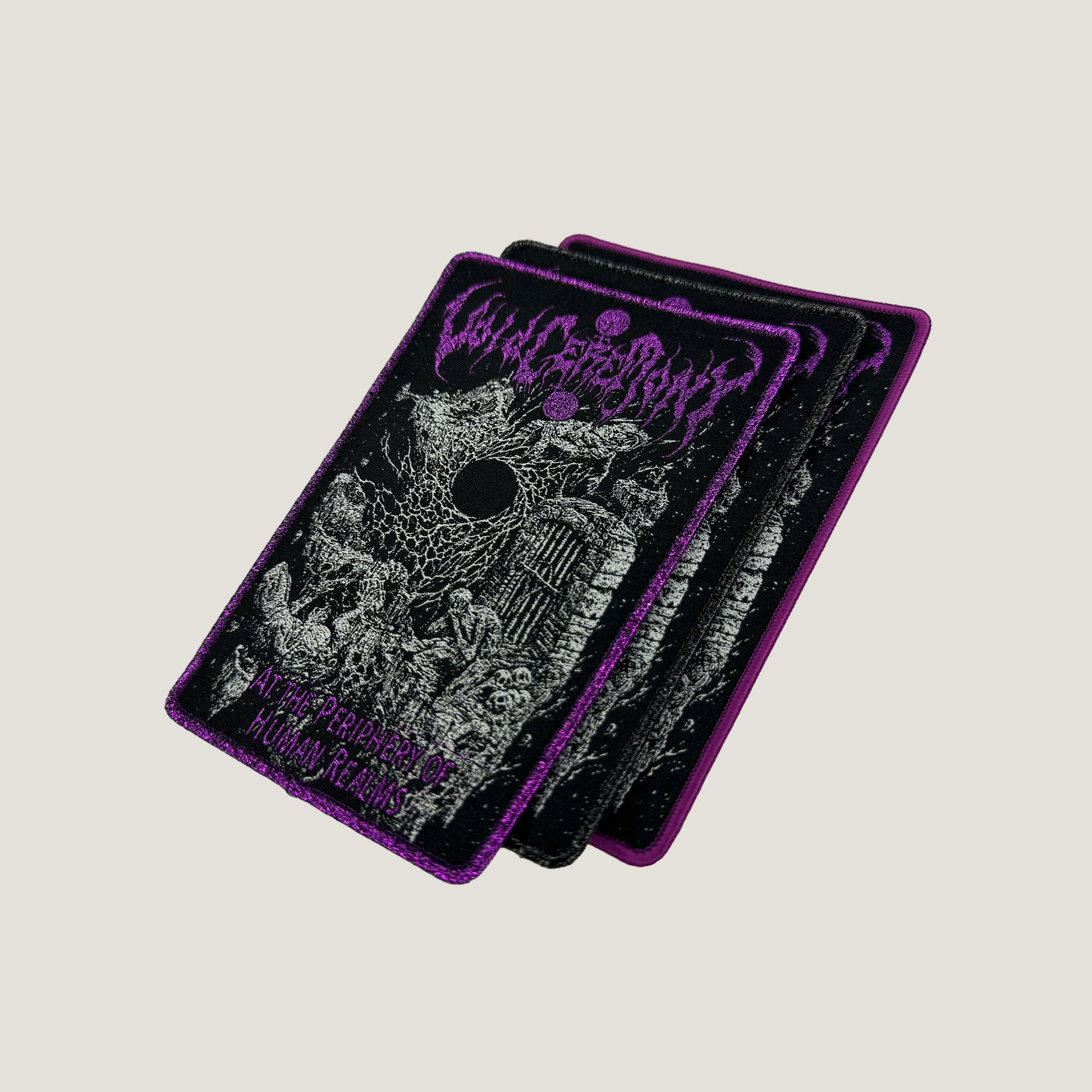 Temporal Dimensions Patches VoidCeremony At the Periphery of Human Realms Metal Woven Patches