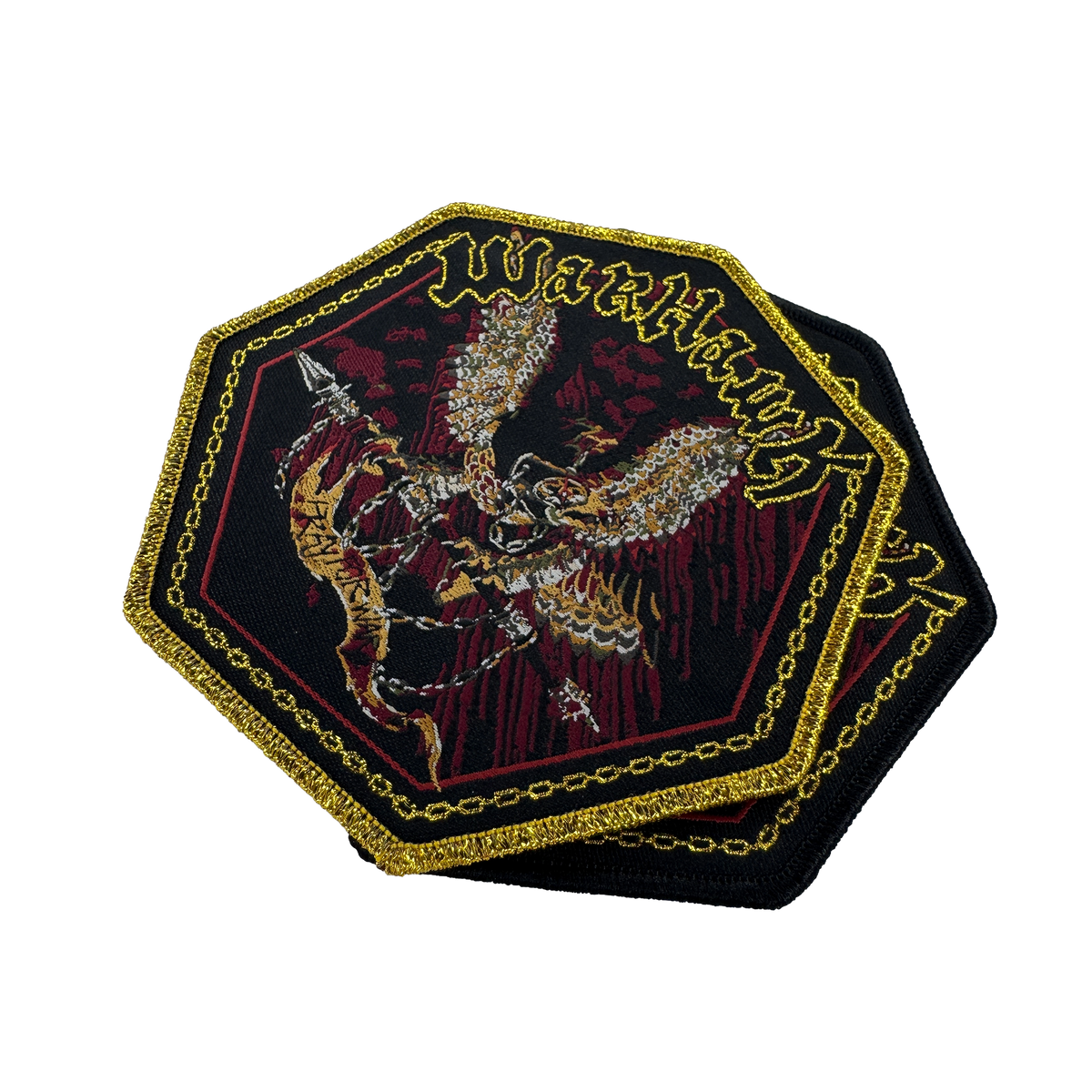 Temporal Dimensions Patches Warhawk Pray for War Metal Woven Patches