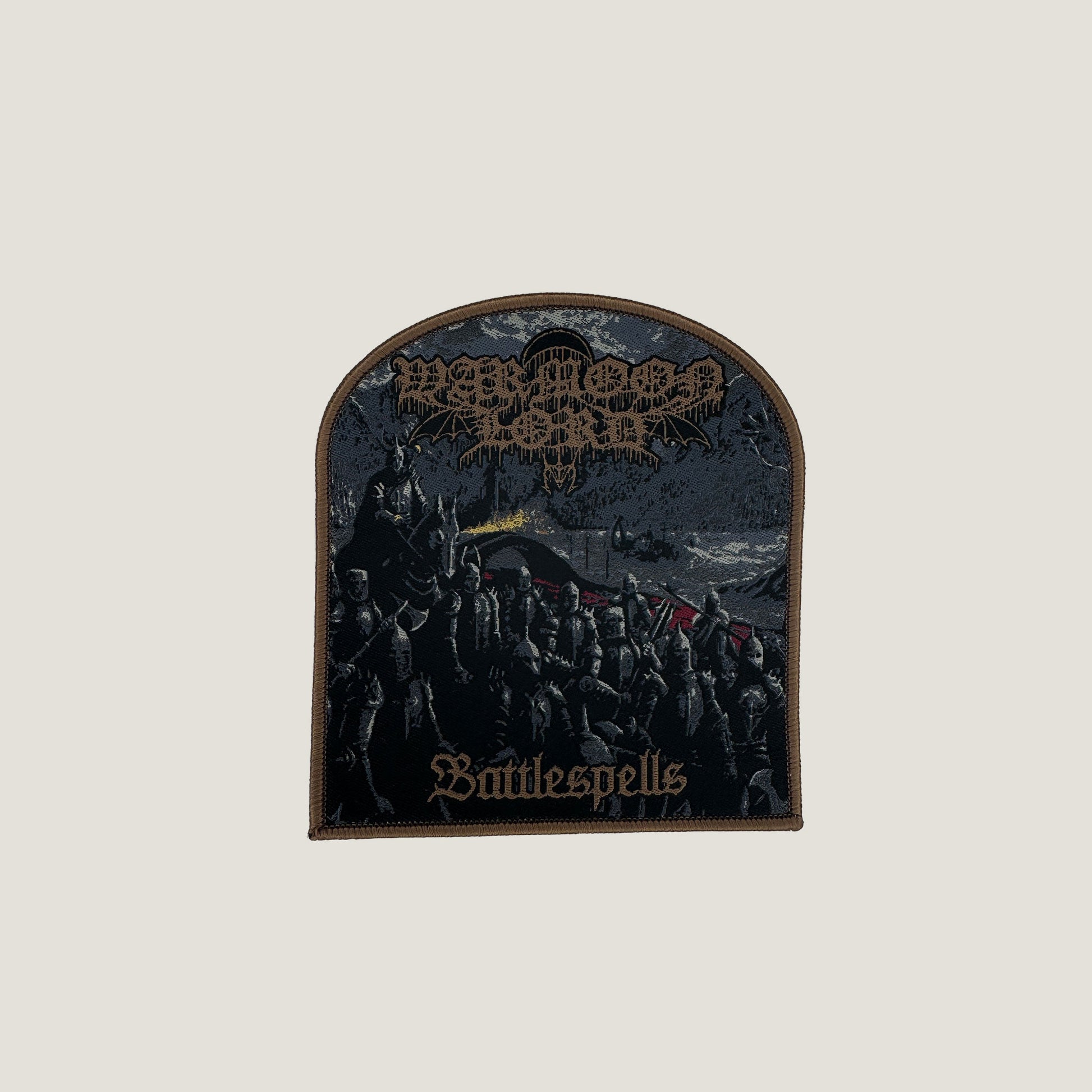 Temporal Dimensions Patches Warmoon Lord Battlespells Brown Border Woven Patch