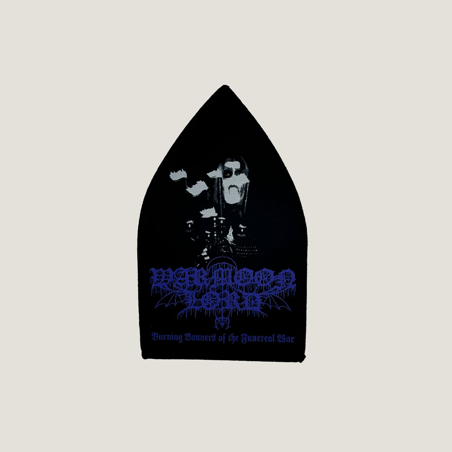 Temporal Dimensions Patches Warmoon Lord Burning Banners of the Funereal War Black Border Woven Patch