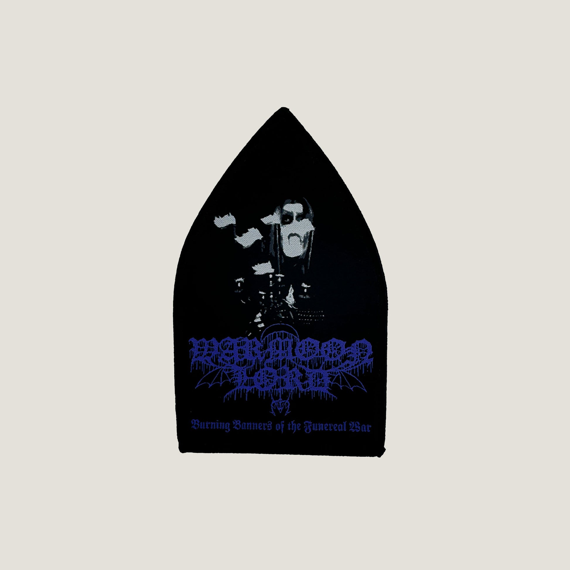 Temporal Dimensions Patches Warmoon Lord Burning Banners of the Funereal War Black Border Woven Patch