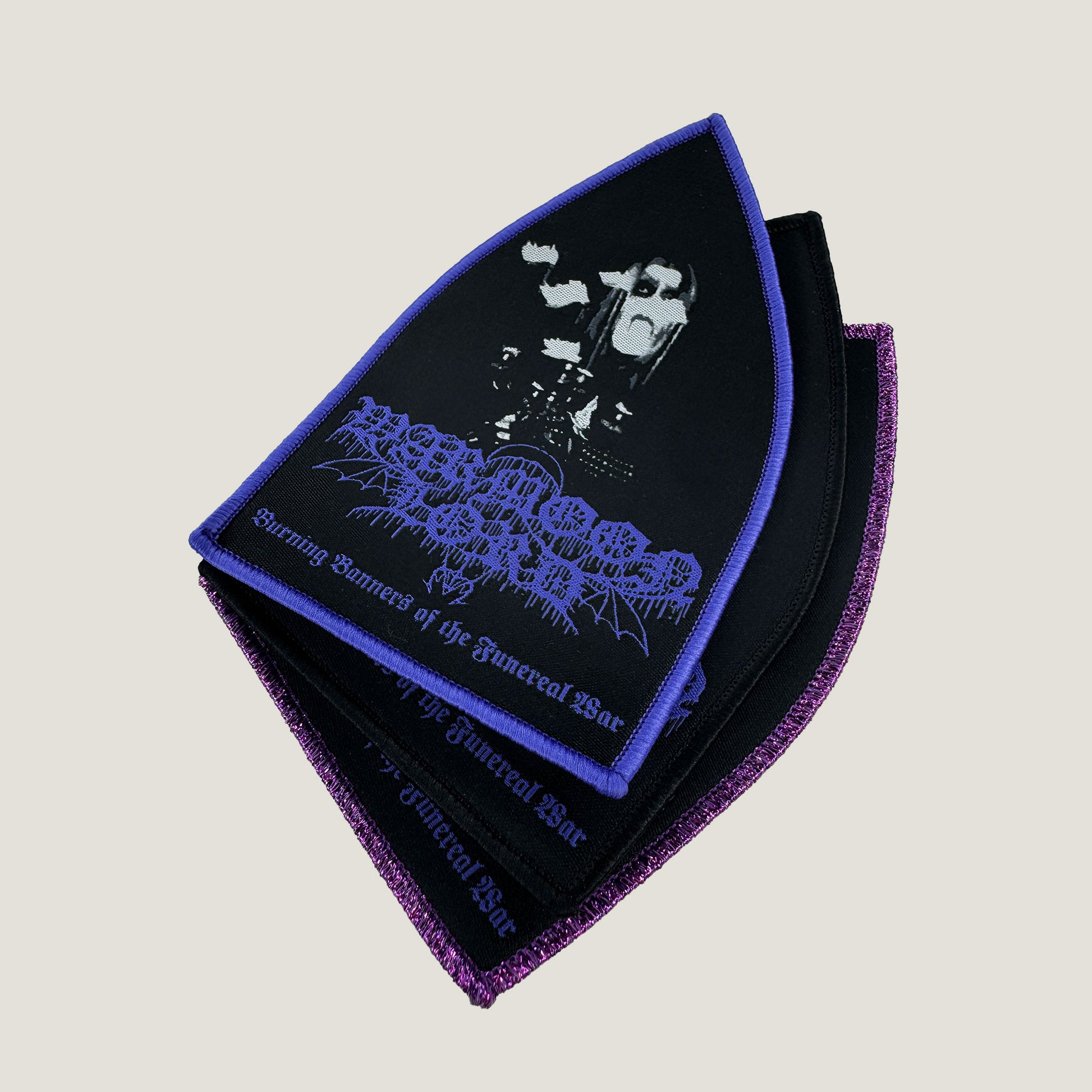 Temporal Dimensions Patches Warmoon Lord Burning Banners of the Funereal War Metal Woven Patches