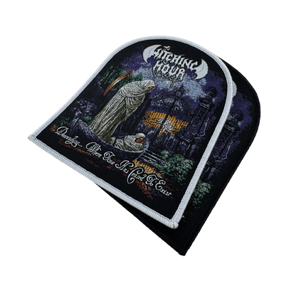 Temporal Dimensions Patches Witching Hour Descending Where Time Has Ceased to Exist Metal Woven Patches