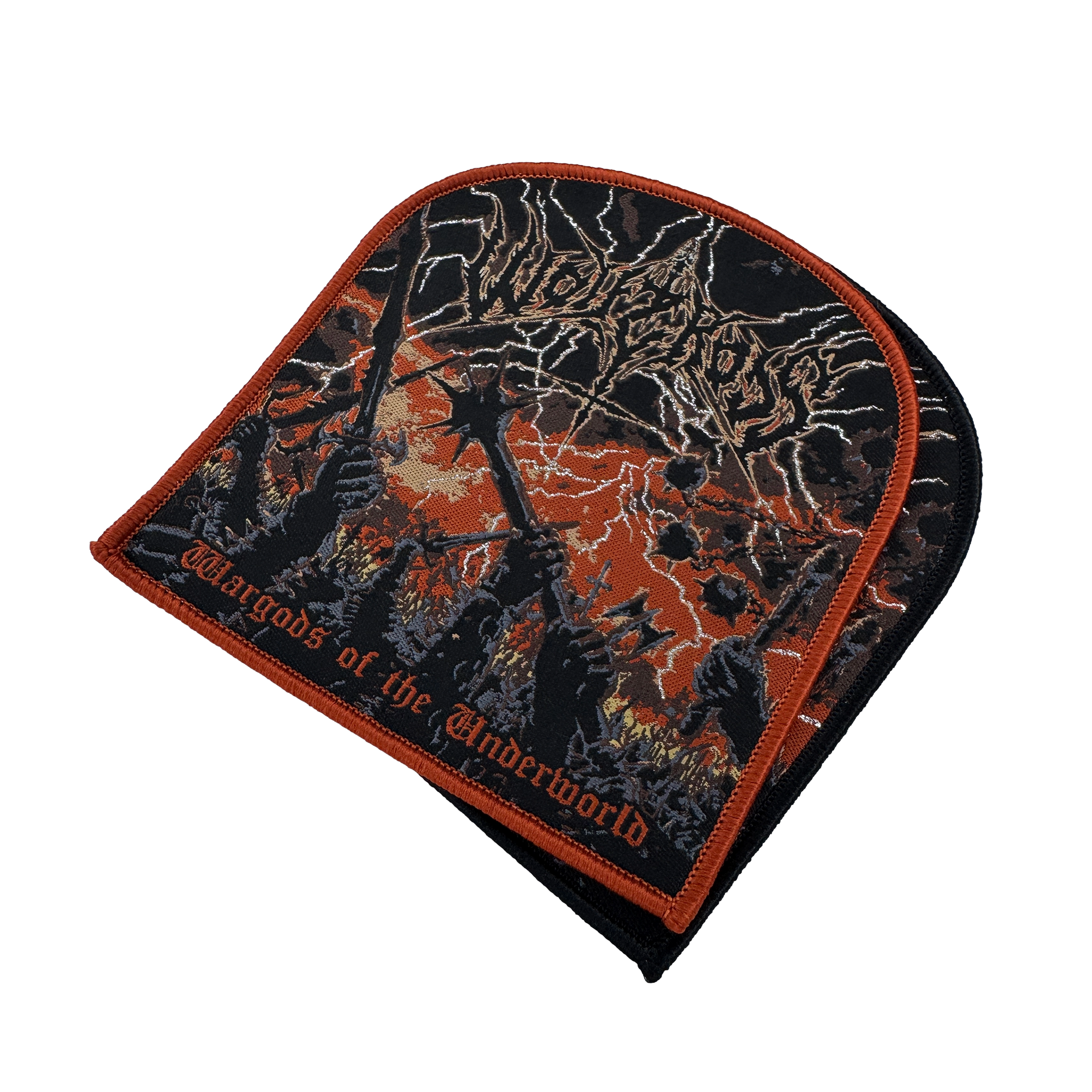 Temporal Dimensions Patches Wolfcross Wargods of the Underworld Metal Woven Patches