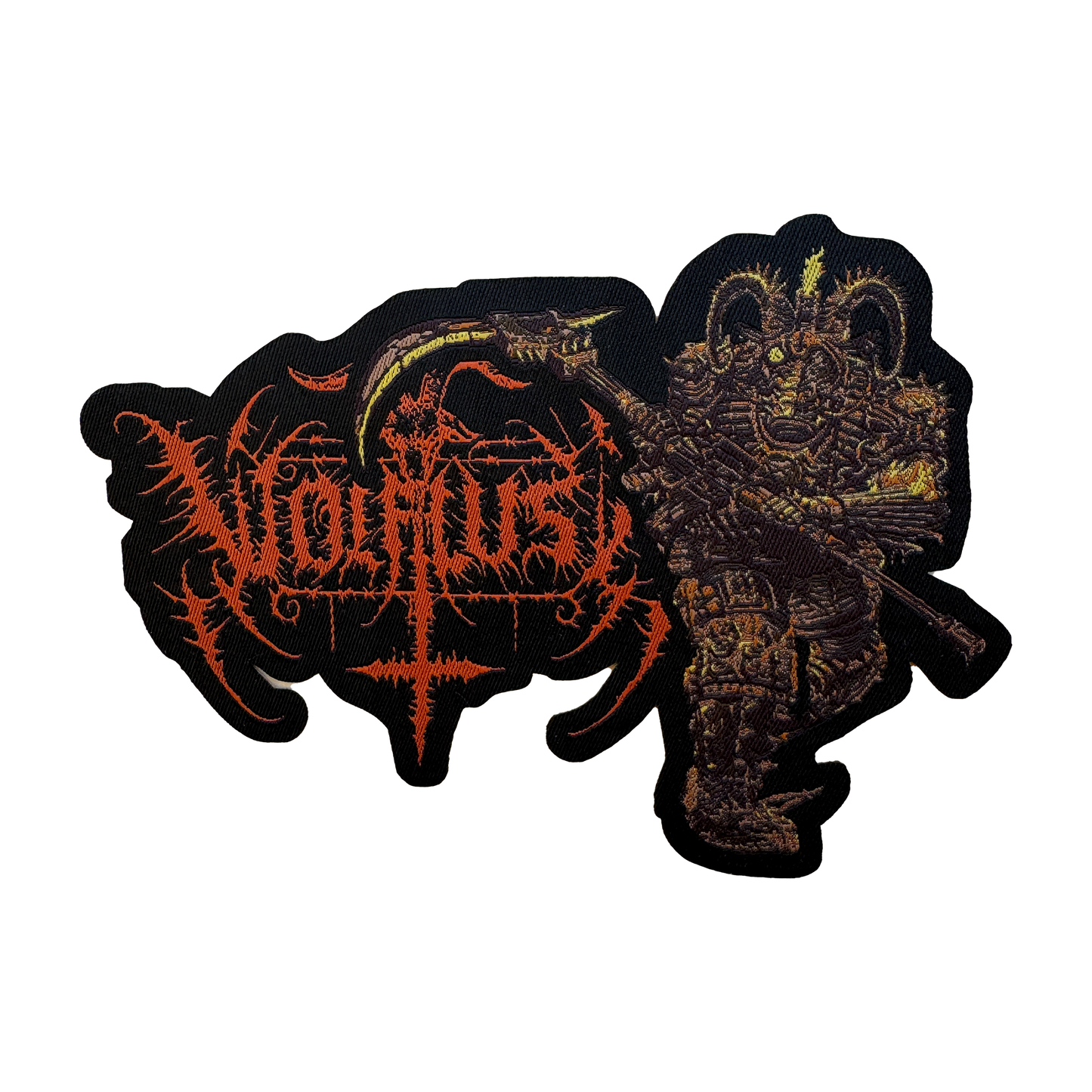 Temporal Dimensions Patches Wolflust Endless War Laser Cut Metal Patch