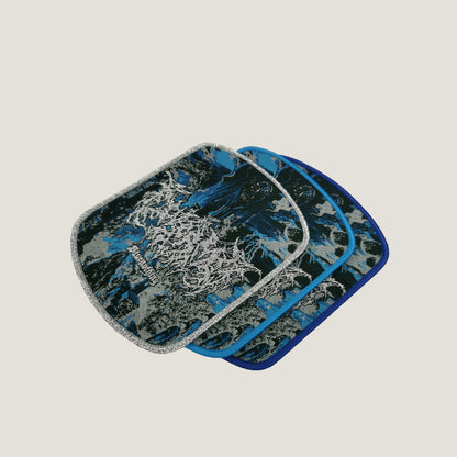 Temporal Dimensions Patches Worm Bluenothing Metal Woven Patches