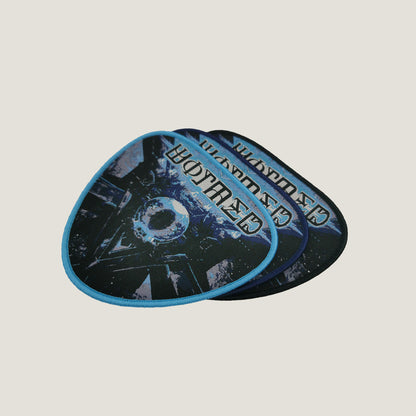 Temporal Dimensions Patches Wormed Krighsu Metal Woven Patches