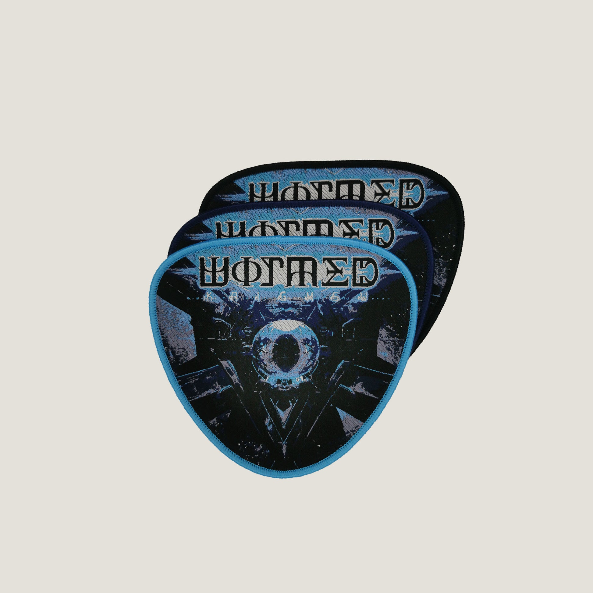 Temporal Dimensions Patches Wormed Krighsu Woven Patches